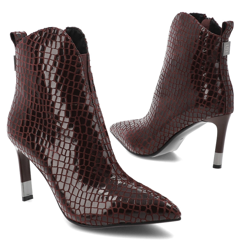 Členkové Topánky S.BARSKI - CR52-705 Wine