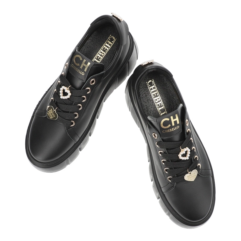 Tenisky Chebello - 4536_-002-000-PSK-S352 Czarny