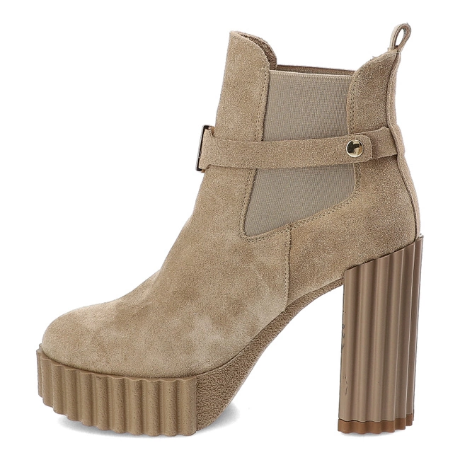Členkové Topánky Carinii - B9785_-R30-000-000-F10 Beż