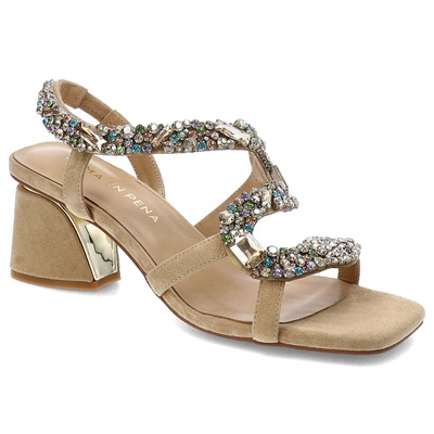 Sandále Alma en Pena - V240713 Suede Sand