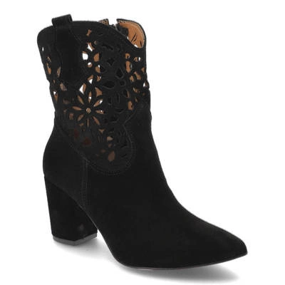 Členkové Topánky Damiss - DS-698/2/A Czarny Welur